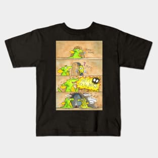 Funny Happy Housewarming Card with Dragons Kids T-Shirt